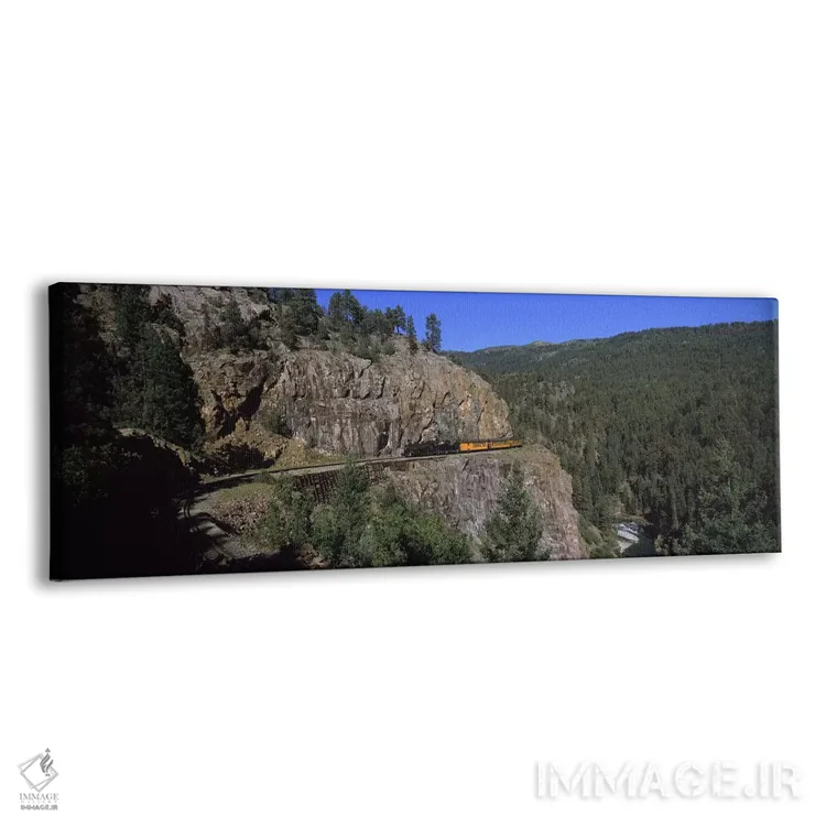 تابلو دکوراتیو Durango And Silverton Narrow Gauge Railroad, Silverton… اثر پانورامیک ایمجز - نمای پرسپکتیو محصول