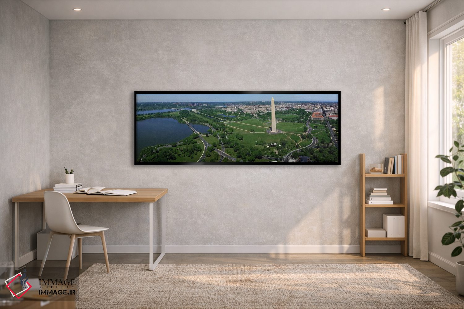 تابلو دکوراتیو Tidal Basin, Constitution Avenue, Washington DC, USA,نم… اثر پانورامیک ایمجز - D2B