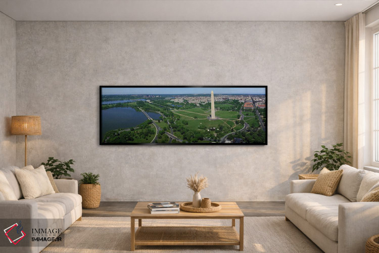 تابلو دکوراتیو Tidal Basin, Constitution Avenue, Washington DC, USA,نم… اثر پانورامیک ایمجز - D5B