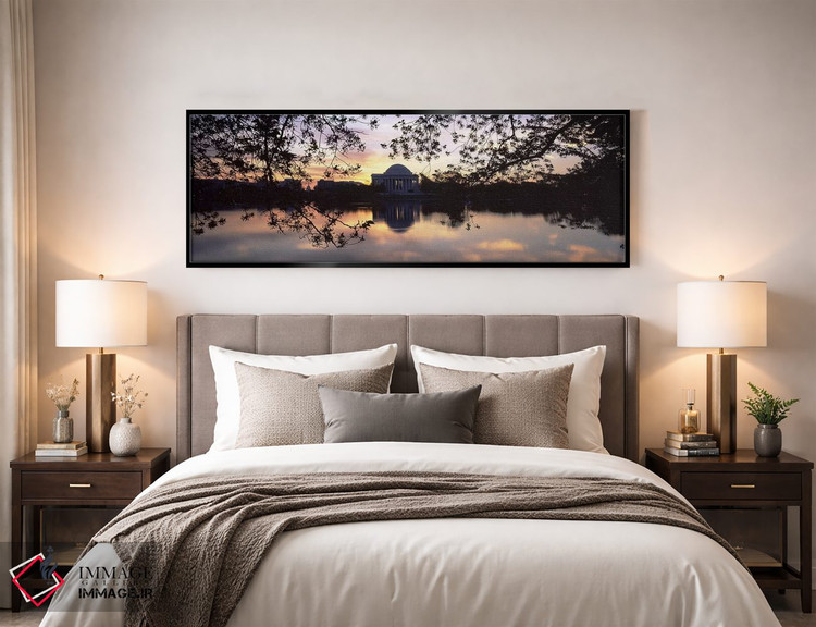 تابلو دکوراتیو Jefferson Memorial, Tidal Basin, Potomac River, Washing… اثر پانورامیک ایمجز - D5B