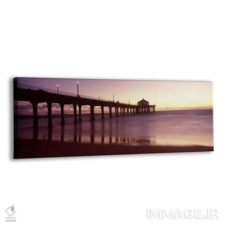 تابلو دکوراتیو Manhattan Beach Pier, Manhattan Beach, Los Angeles Coun… اثر پانورامیک ایمجز - نمای پرسپکتیو محصول
