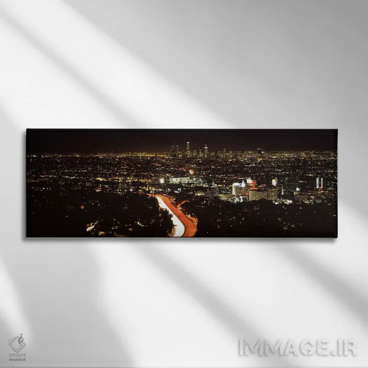 تابلو دکوراتیو City of Los Angeles, Los Angeles County, California, US… اثر پانورامیک ایمجز - نمای روبهرو روی دیوار