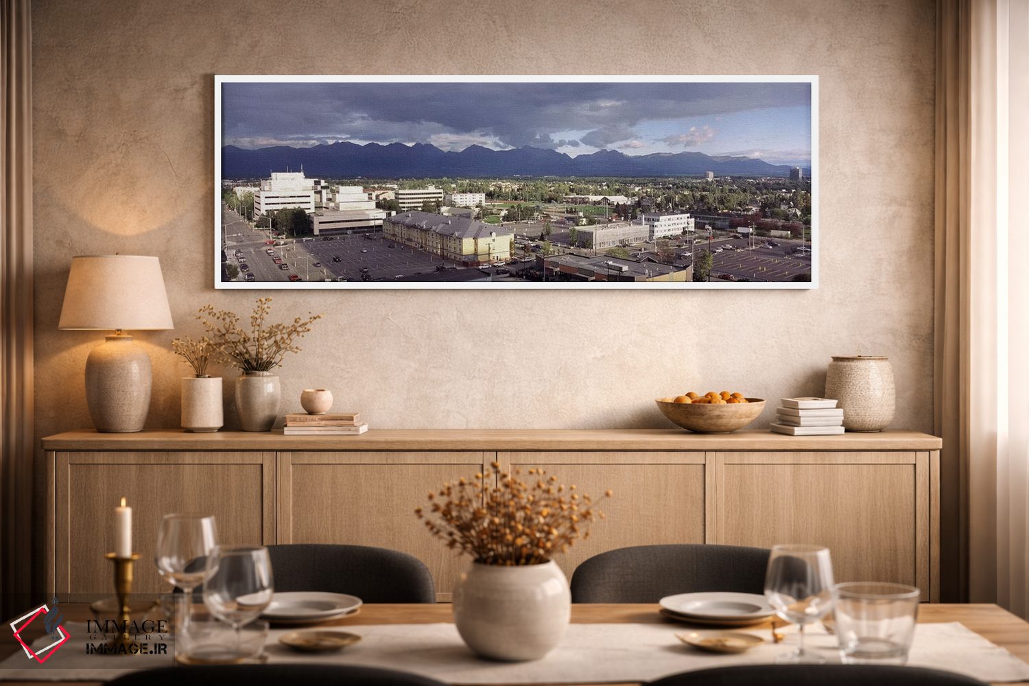 تابلو دکوراتیو Anchorage, Alaska, USA #2,ساختمان های شهری، انکوریج، آل… اثر پانورامیک ایمجز - D2W