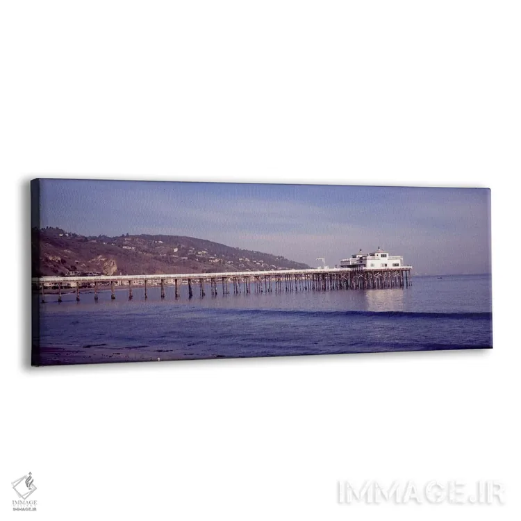 تابلو دکوراتیو Malibu Pier, Malibu, Los Angeles County, California, US… اثر پانورامیک ایمجز - نمای پرسپکتیو محصول