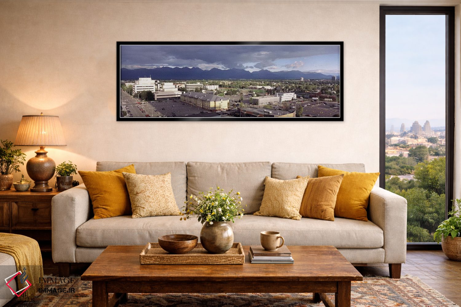 تابلو دکوراتیو Anchorage, Alaska, USA #2,ساختمان های شهری، انکوریج، آل… اثر پانورامیک ایمجز - D6B