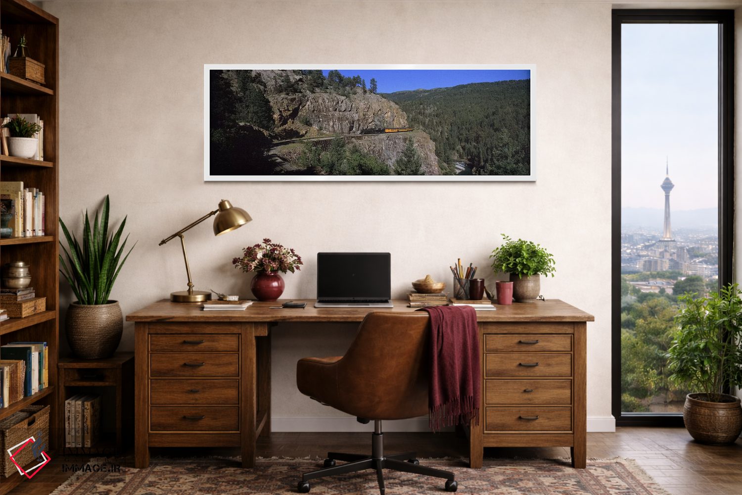 تابلو دکوراتیو Durango And Silverton Narrow Gauge Railroad, Silverton… اثر پانورامیک ایمجز - D1W