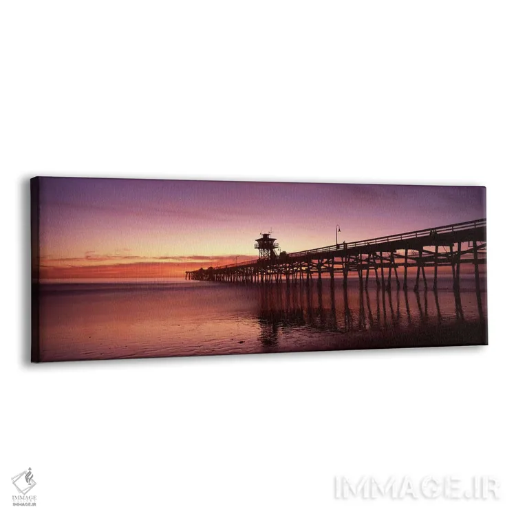 تابلو دکوراتیو San Clemente Pier, Los Angeles County, California, USA… اثر پانورامیک ایمجز - نمای پرسپکتیو محصول