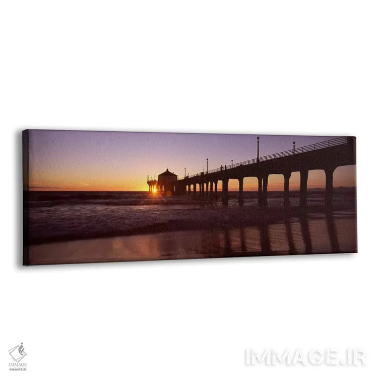 تابلو دکوراتیو Manhattan Beach Pier, Manhattan Beach, Los Angeles Coun… اثر پانورامیک ایمجز - نمای پرسپکتیو محصول