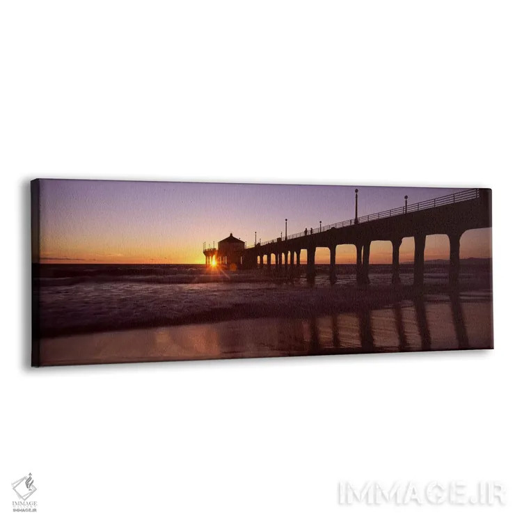 تابلو دکوراتیو Manhattan Beach Pier, Manhattan Beach, Los Angeles Coun… اثر پانورامیک ایمجز - نمای پرسپکتیو محصول