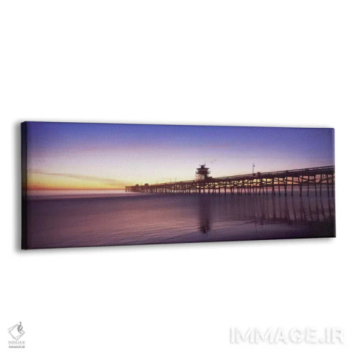 تابلو دکوراتیو San Clemente Pier, Los Angeles County, California, USA… اثر پانورامیک ایمجز - نمای پرسپکتیو محصول