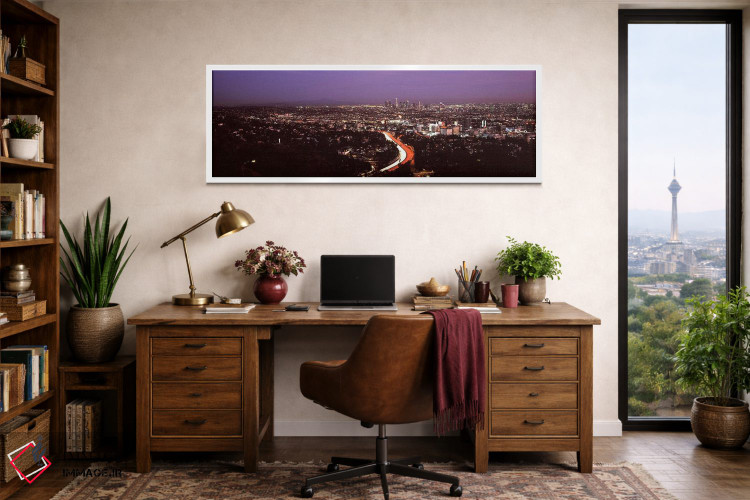 تابلو دکوراتیو City Of Los Angeles, Los Angeles County, California, US… اثر پانورامیک ایمجز - D1W