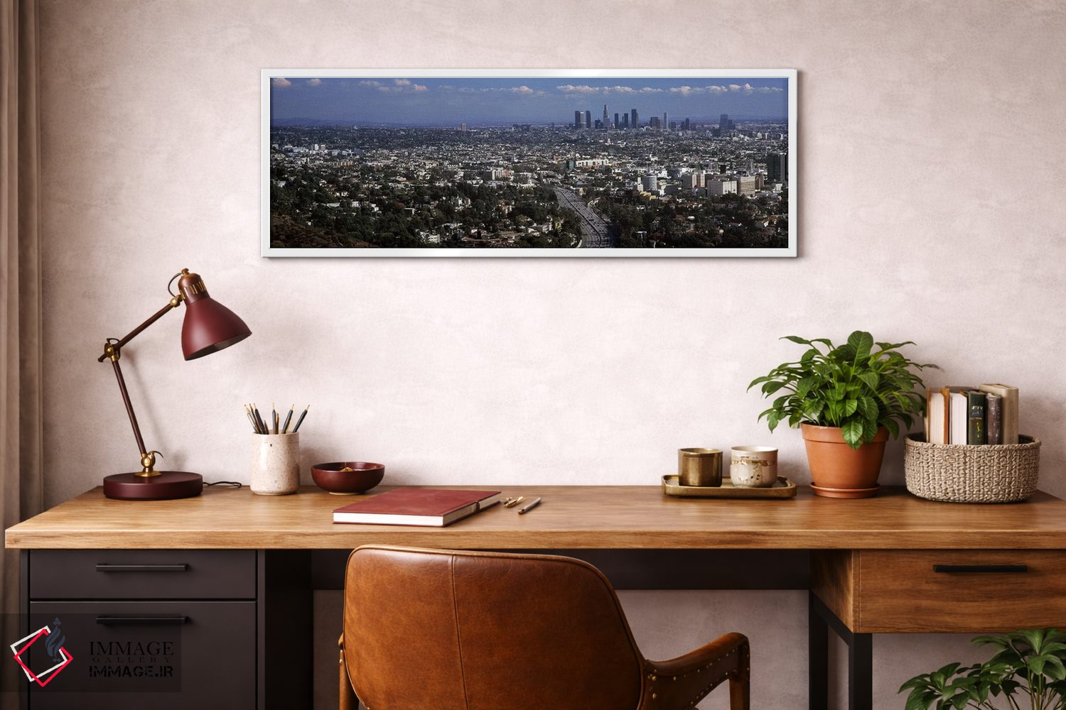 تابلو دکوراتیو Hollywood, City Of Los Angeles, Los Angeles County, Cal… اثر پانورامیک ایمجز - D3W