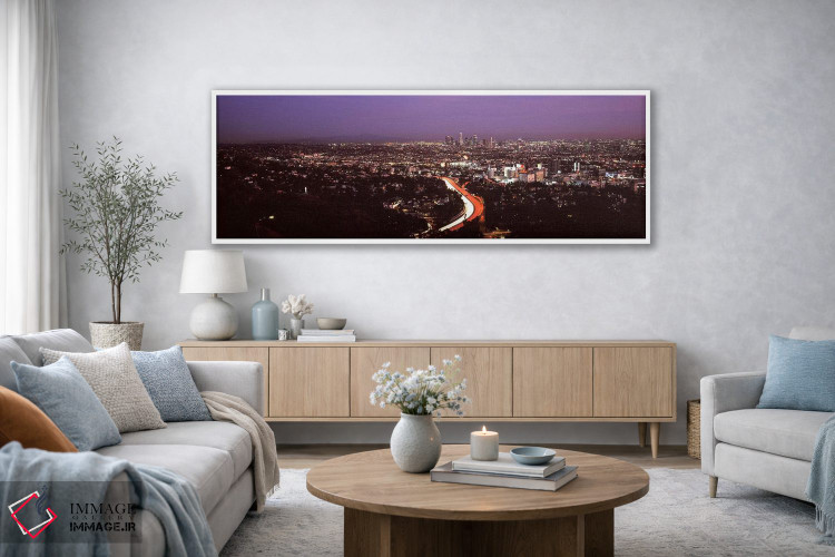 تابلو دکوراتیو City Of Los Angeles, Los Angeles County, California, US… اثر پانورامیک ایمجز - D3W