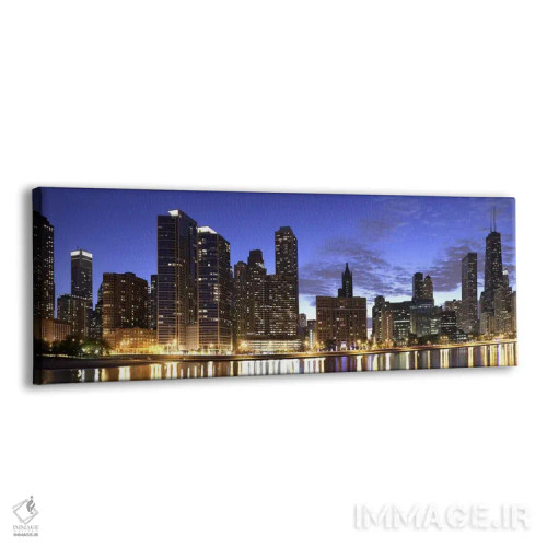 تابلو دکوراتیو Lake Michigan, Chicago, Cook County, Illinois, USA 2010… اثر پانورامیک ایمجز - نمای پرسپکتیو محصول