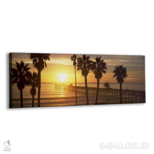تابلو دکوراتیو San Clemente Pier, Los Angeles County, California, USA… اثر پانورامیک ایمجز - نمای پرسپکتیو محصول