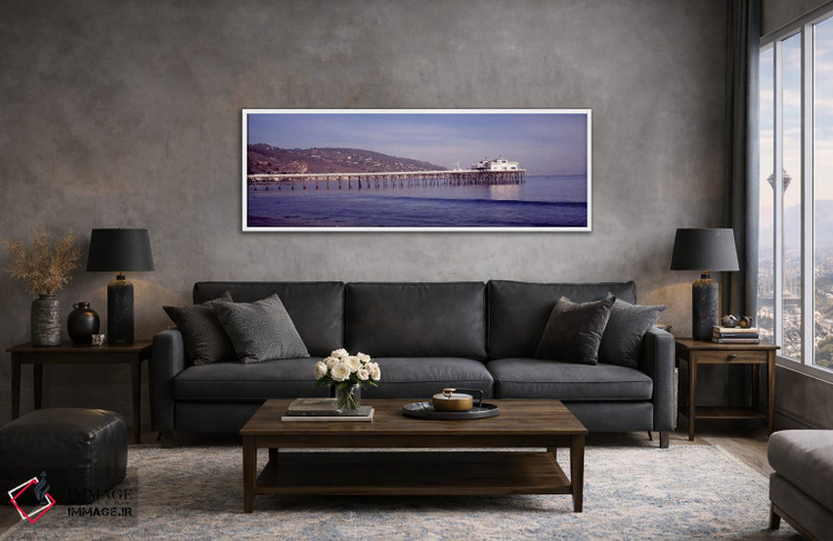 تابلو دکوراتیو Malibu Pier, Malibu, Los Angeles County, California, US… اثر پانورامیک ایمجز - D4W