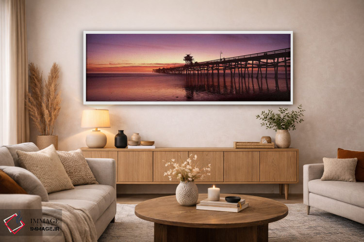 تابلو دکوراتیو San Clemente Pier, Los Angeles County, California, USA… اثر پانورامیک ایمجز - D3W