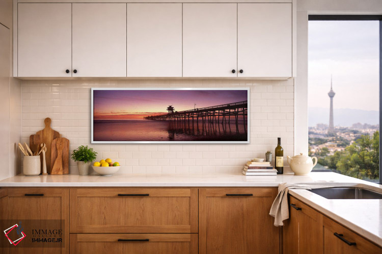 تابلو دکوراتیو San Clemente Pier, Los Angeles County, California, USA… اثر پانورامیک ایمجز - D2W