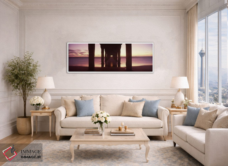 تابلو دکوراتیو Manhattan Beach Pier, Manhattan Beach, Los Angeles Coun… اثر پانورامیک ایمجز - D4W