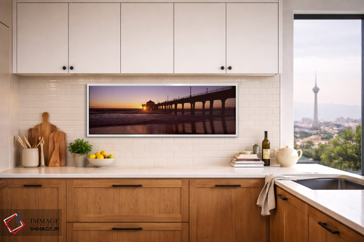 تابلو دکوراتیو Manhattan Beach Pier, Manhattan Beach, Los Angeles Coun… اثر پانورامیک ایمجز - D2W