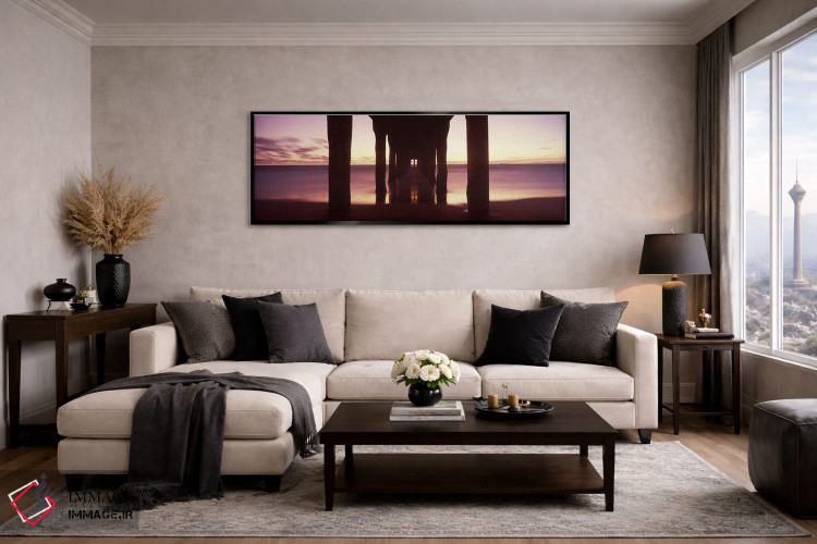 تابلو دکوراتیو Manhattan Beach Pier, Manhattan Beach, Los Angeles Coun… اثر پانورامیک ایمجز - D6B