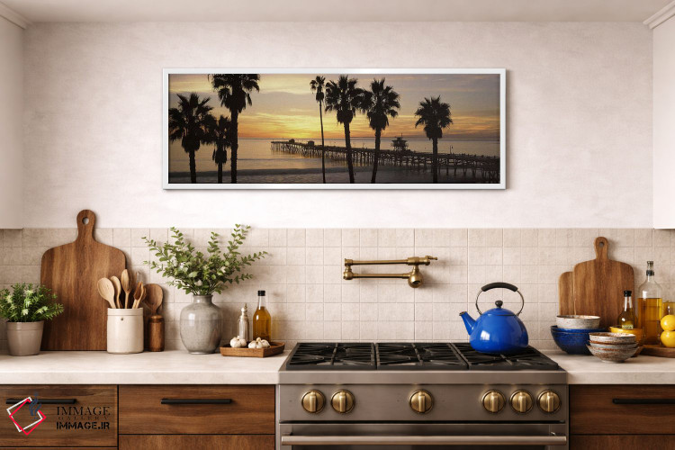 تابلو دکوراتیو San Clemente Pier, Los Angeles County, California, USA… اثر پانورامیک ایمجز - D1W