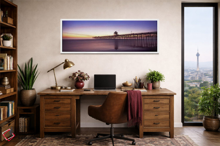 تابلو دکوراتیو San Clemente Pier, Los Angeles County, California, USA… اثر پانورامیک ایمجز - D1W
