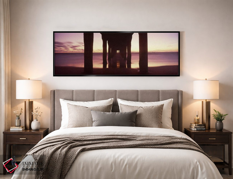 تابلو دکوراتیو Manhattan Beach Pier, Manhattan Beach, Los Angeles Coun… اثر پانورامیک ایمجز - D5B