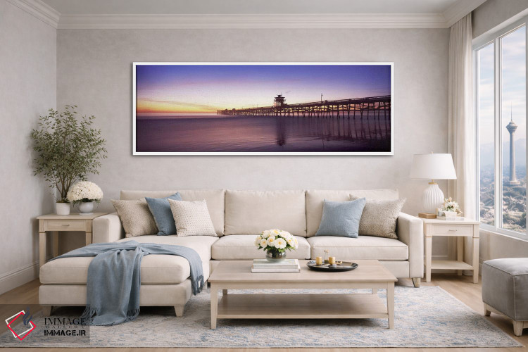 تابلو دکوراتیو San Clemente Pier, Los Angeles County, California, USA… اثر پانورامیک ایمجز - D5W