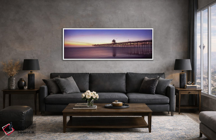 تابلو دکوراتیو San Clemente Pier, Los Angeles County, California, USA… اثر پانورامیک ایمجز - D4W