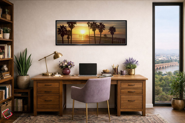تابلو دکوراتیو San Clemente Pier, Los Angeles County, California, USA… اثر پانورامیک ایمجز - D1B