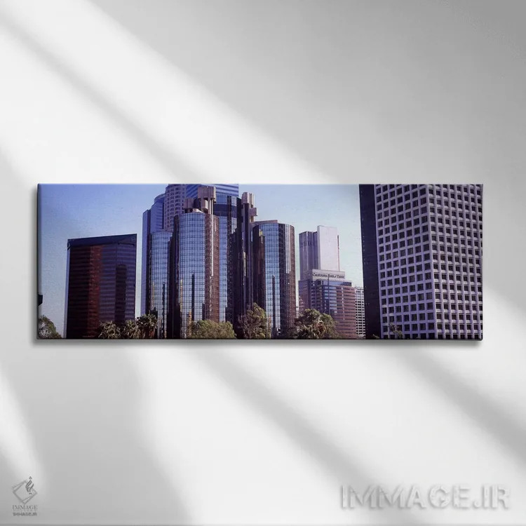 تابلو دکوراتیو City Of Los Angeles, Los Angeles County, California, US… اثر پانورامیک ایمجز - نمای روبهرو روی دیوار