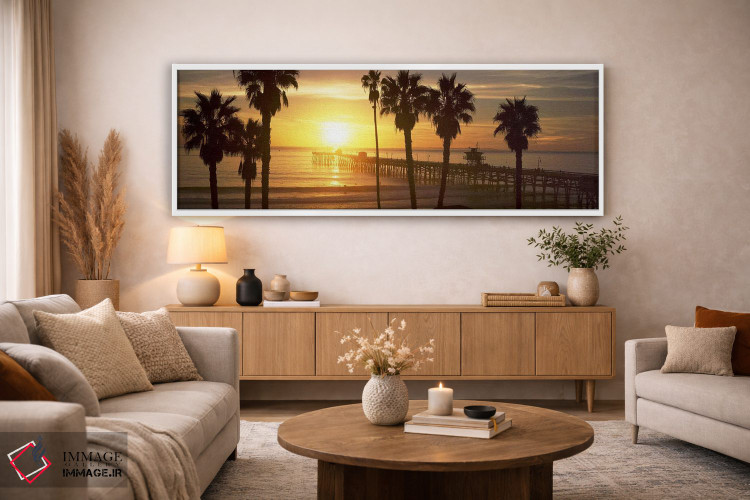 تابلو دکوراتیو San Clemente Pier, Los Angeles County, California, USA… اثر پانورامیک ایمجز - D3W