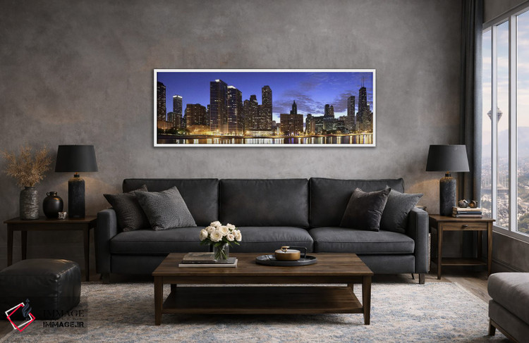 تابلو دکوراتیو Lake Michigan, Chicago, Cook County, Illinois, USA 2010… اثر پانورامیک ایمجز - D5W