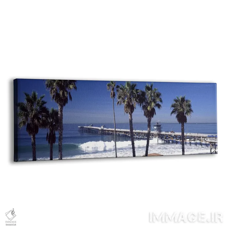 تابلو دکوراتیو San Clemente Pier, Los Angeles County, California, USA… اثر پانورامیک ایمجز - نمای پرسپکتیو محصول