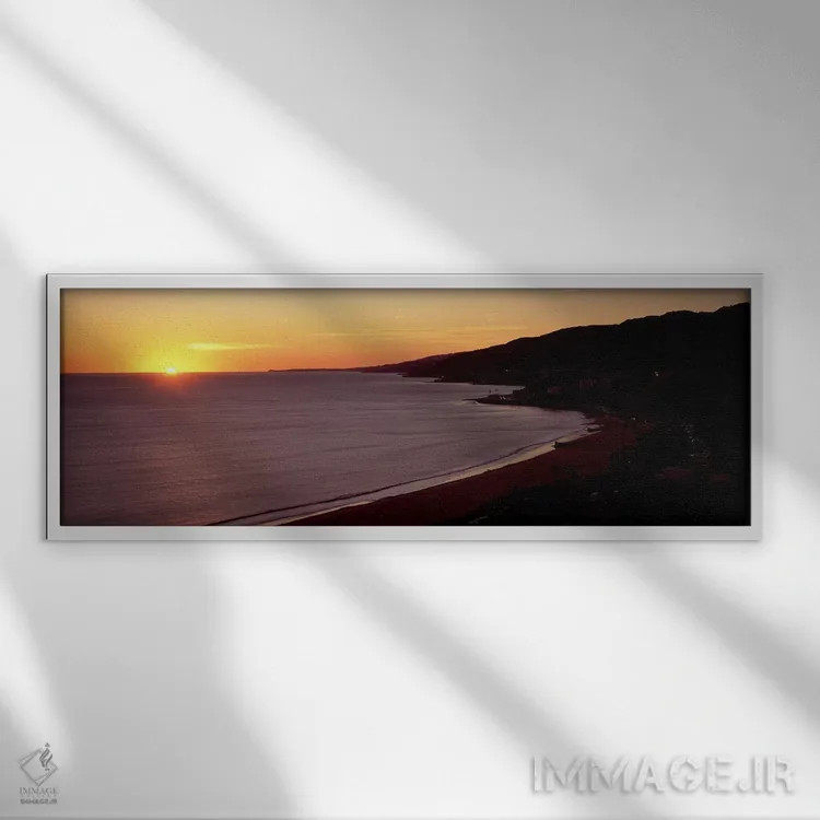 تابلو دکوراتیو Malibu Beach, Malibu, Los Angeles County, California, U… اثر پانورامیک ایمجز - نمای قابدار سفید