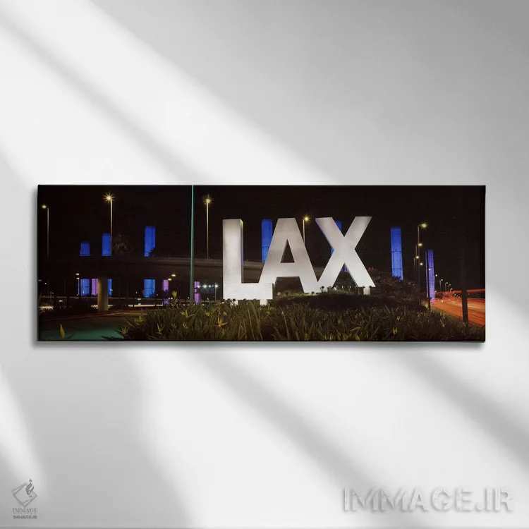 تابلو دکوراتیو LAX Airport, City Of Los Angeles, Los Angeles County, C… اثر پانورامیک ایمجز - نمای روبهرو روی دیوار