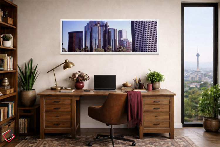 تابلو دکوراتیو City Of Los Angeles, Los Angeles County, California, US… اثر پانورامیک ایمجز - D1W