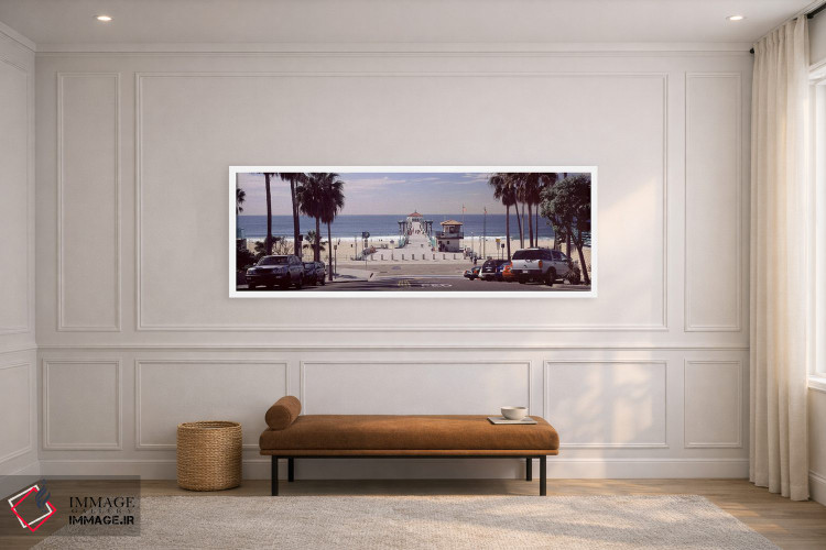 تابلو دکوراتیو Manhattan Beach Pier, Manhattan Beach, Los Angeles Coun… اثر پانورامیک ایمجز - D2W