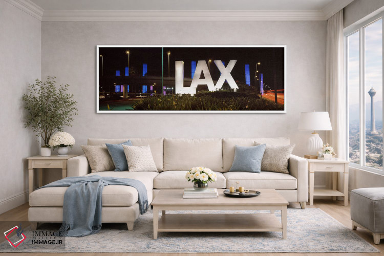 تابلو دکوراتیو LAX Airport, City Of Los Angeles, Los Angeles County, C… اثر پانورامیک ایمجز - D4W