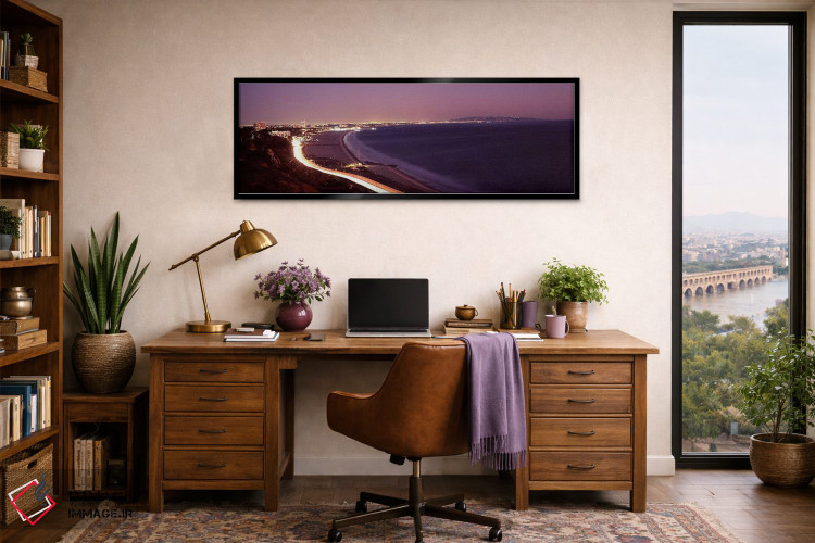 تابلو دکوراتیو Highway 101, Santa Monica, Los Angeles County, Californ… اثر پانورامیک ایمجز - D2B