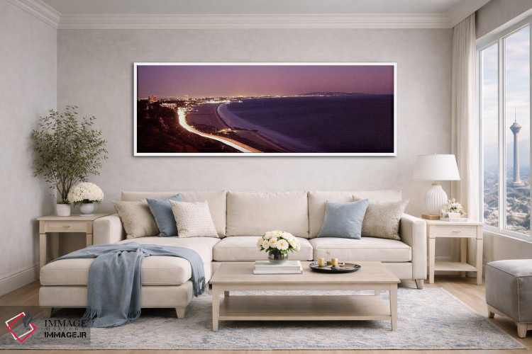 تابلو دکوراتیو Highway 101, Santa Monica, Los Angeles County, Californ… اثر پانورامیک ایمجز - D4W
