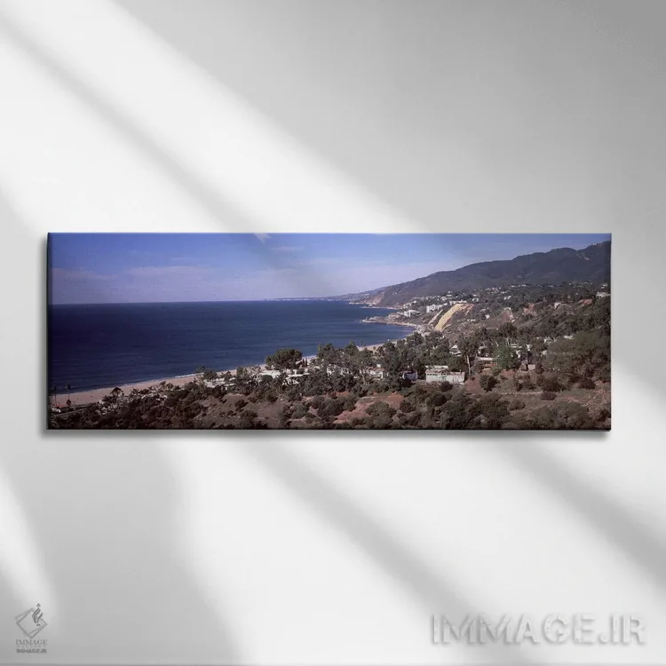 تابلو دکوراتیو Malibu Beach, Malibu, Los Angeles County, California, U… اثر پانورامیک ایمجز - نمای روبهرو روی دیوار