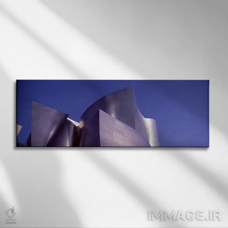 تابلو دکوراتیو Walt Disney Concert Hall, City Of Los Angeles, Los Ange… اثر پانورامیک ایمجز - نمای روبهرو روی دیوار
