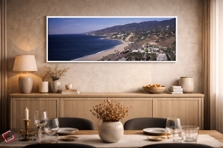 تابلو دکوراتیو Highway 101, Malibu Beach, Malibu, Los Angeles County… اثر پانورامیک ایمجز - D2W