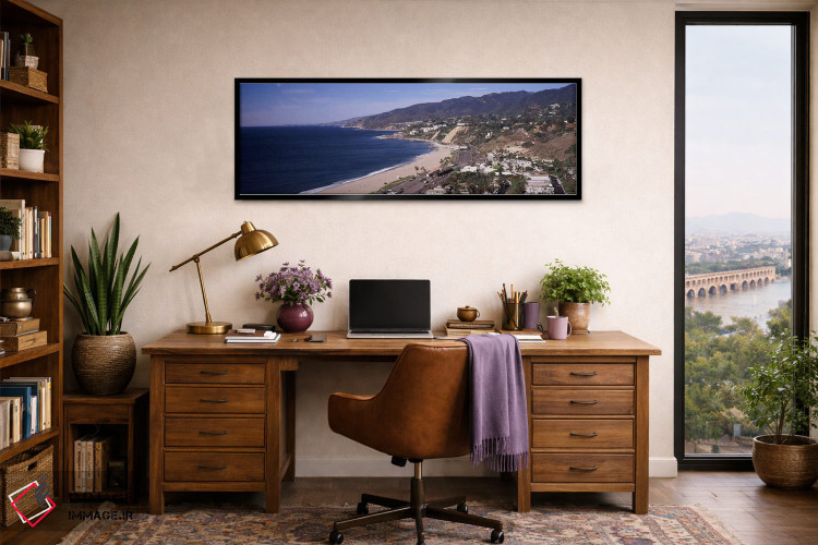 تابلو دکوراتیو Highway 101, Malibu Beach, Malibu, Los Angeles County… اثر پانورامیک ایمجز - D3B
