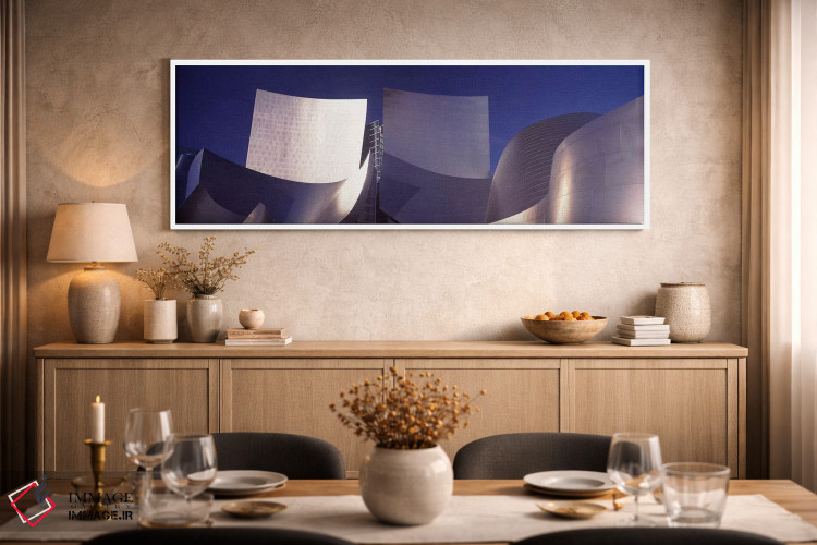 تابلو دکوراتیو Walt Disney Concert Hall, City Of Los Angeles, Los Ange… اثر پانورامیک ایمجز - D2W