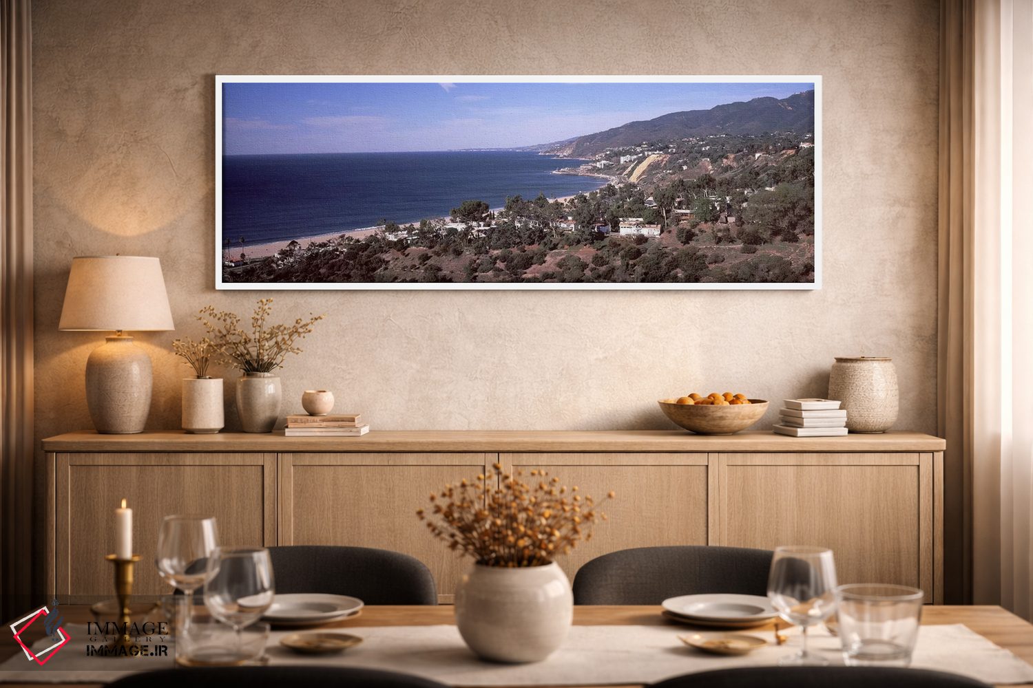 تابلو دکوراتیو Malibu Beach, Malibu, Los Angeles County, California, U… اثر پانورامیک ایمجز - D2W