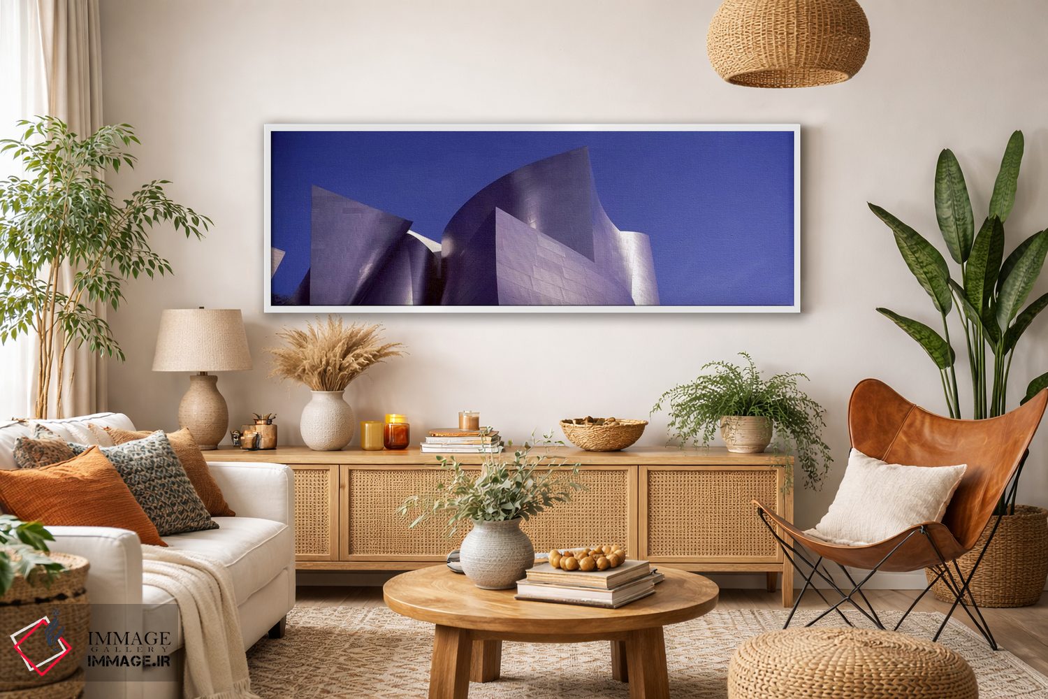 تابلو دکوراتیو Walt Disney Concert Hall, City Of Los Angeles, Los Ange… اثر پانورامیک ایمجز - D3W