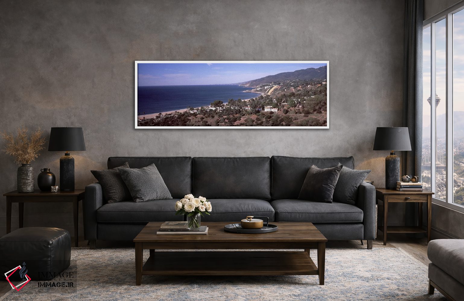 تابلو دکوراتیو Malibu Beach, Malibu, Los Angeles County, California, U… اثر پانورامیک ایمجز - D4W